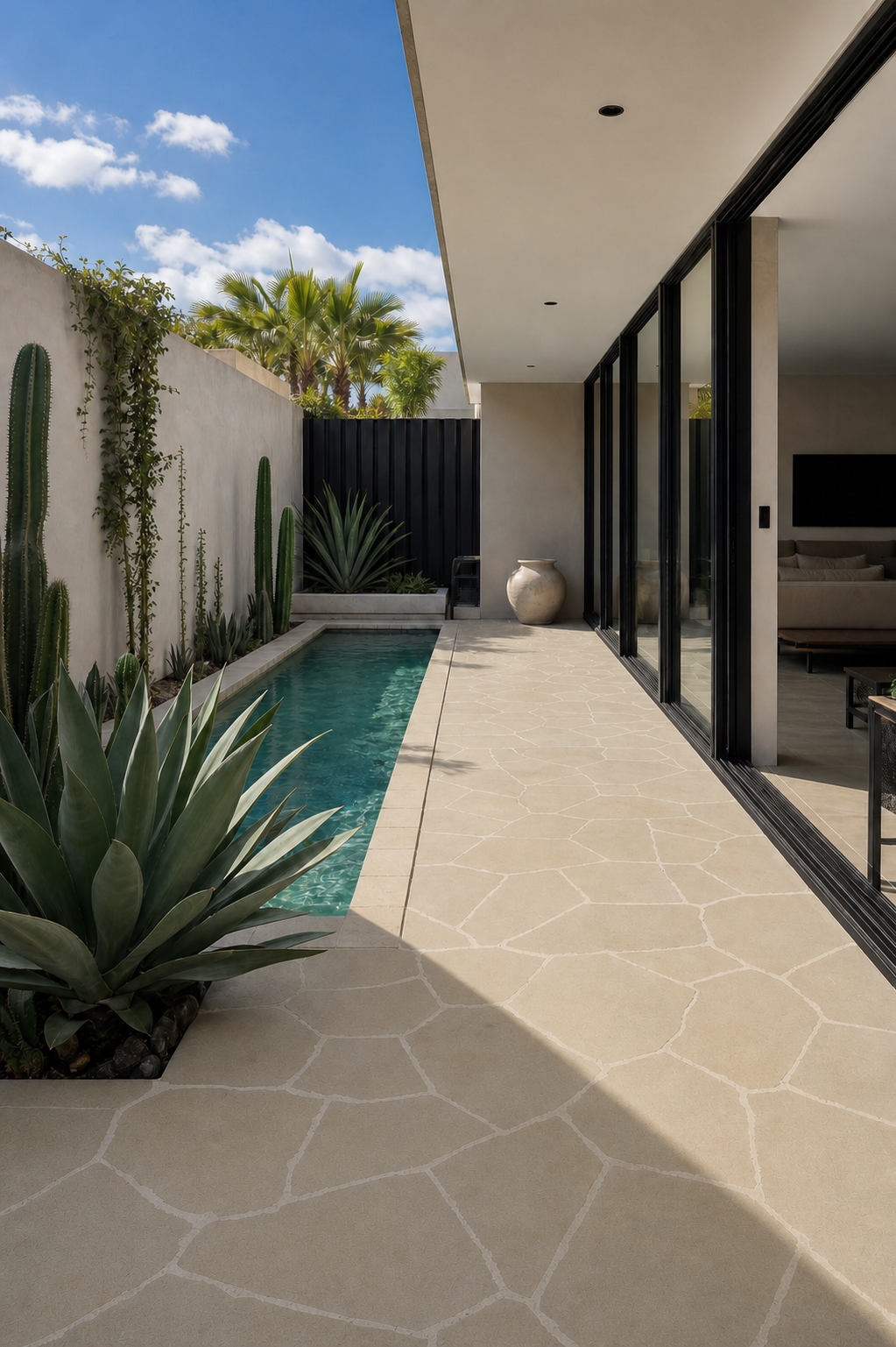 Chablis Beige Crazy Paving — Product photograph 2